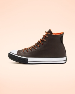 Converse, Tenisi Inalti Barbati Winter GORE-TEX Chuck Taylor All Star MYLZO0953, Maro/Portocalii